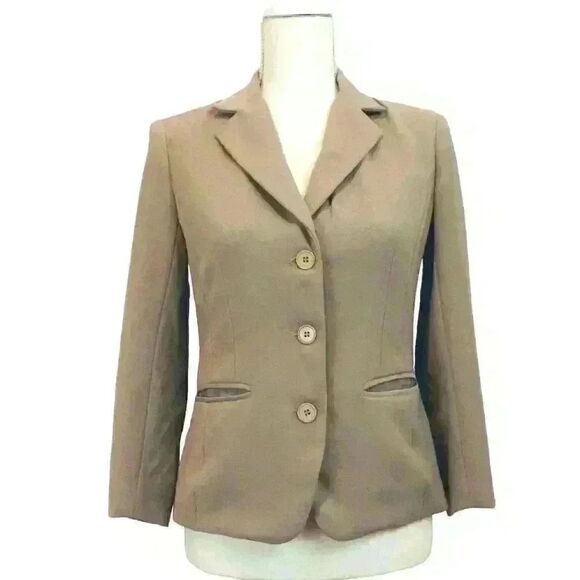 Bailey 44 Tan Single-Breasted Blazer – Size 0 - Picture 1 of 8